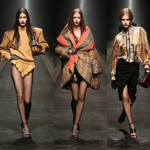 Which fashion house presented this look on the runway?