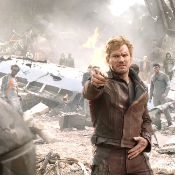 What song does Peter Quill dance to during the final showdown in Guardians of the Galaxy?