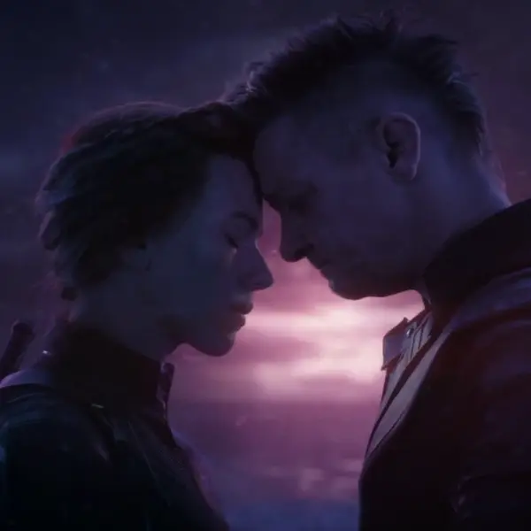 Events in which city are frequently referenced by Hawkeye and Black Widow?