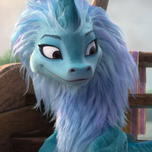 Sisu — a kind and quirky water dragon, the last of her kind.