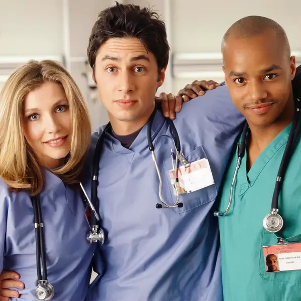 The TV series Scrubs was released in