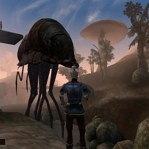 What creature in Morrowind is used instead of ships or carts to transport passengers or goods across land or shallow waters?
