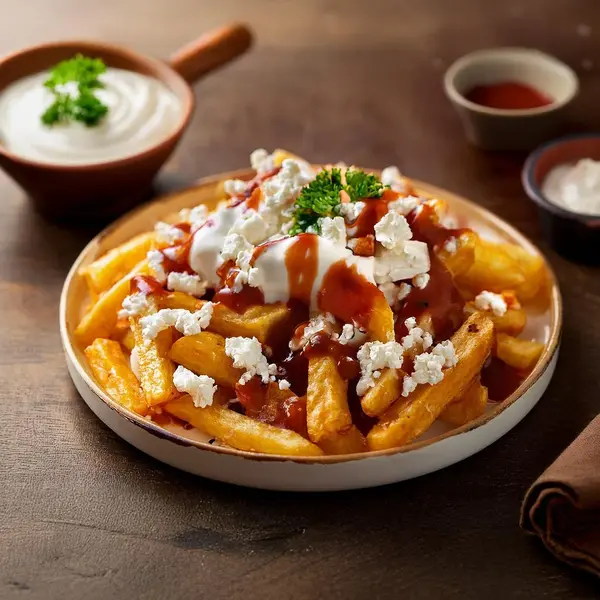 Poutine is a dish made from potatoes and cheese, originating from: