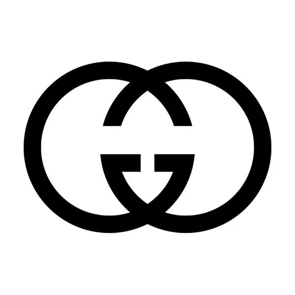 Which brand features a double G monogram?